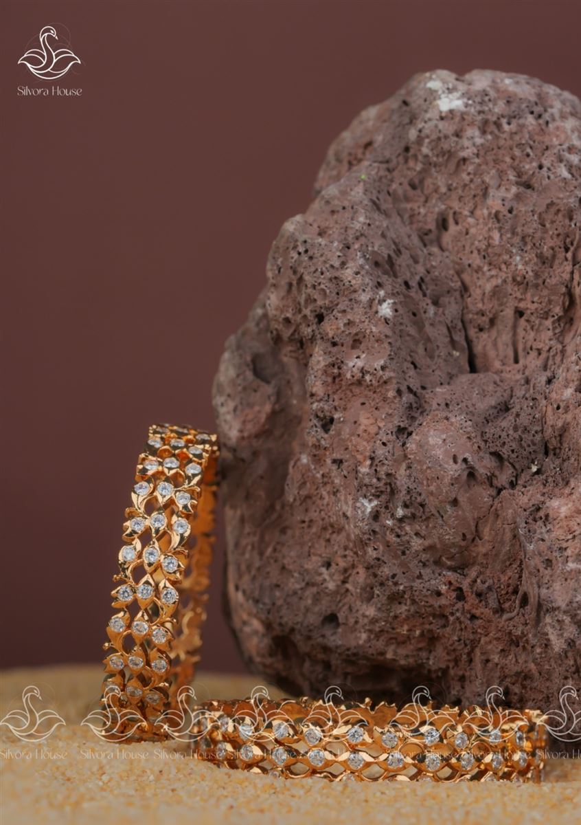 925 Silver Gatti Stone Bangle